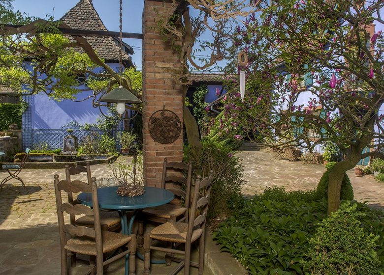 Salon de thé des Jardins de la Ferme Bleue : L’Etable à thé