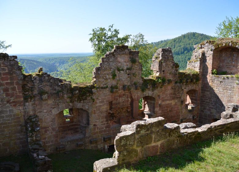 Wandern Sie von den Schmieden zu den Burgen von Windstein