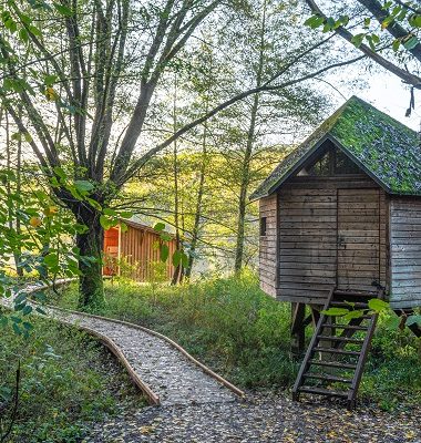 Circuit de randonnée de la piscine au plan d&rsquo;eau