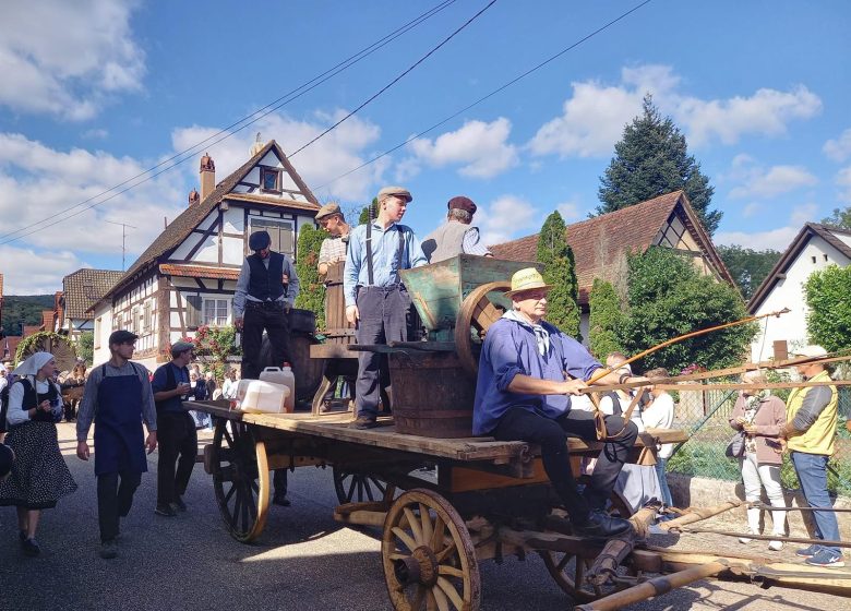 Les vendanges d’antan