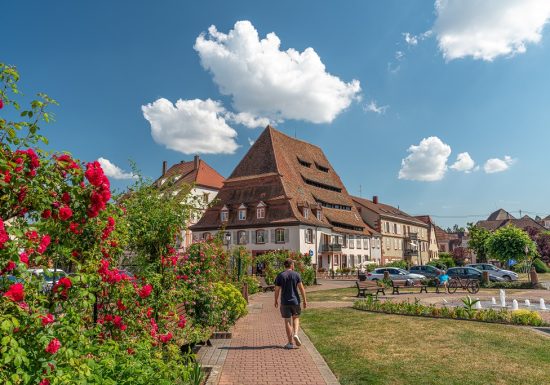 On foot through old Wissembourg