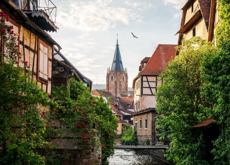 On foot through old Wissembourg