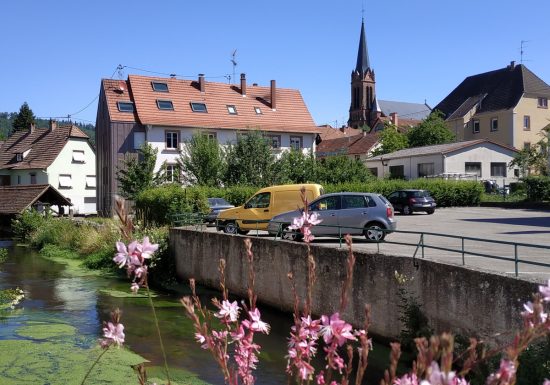 Aire de stationnement pour camping-car