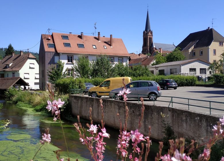 Aire de stationnement pour camping-car