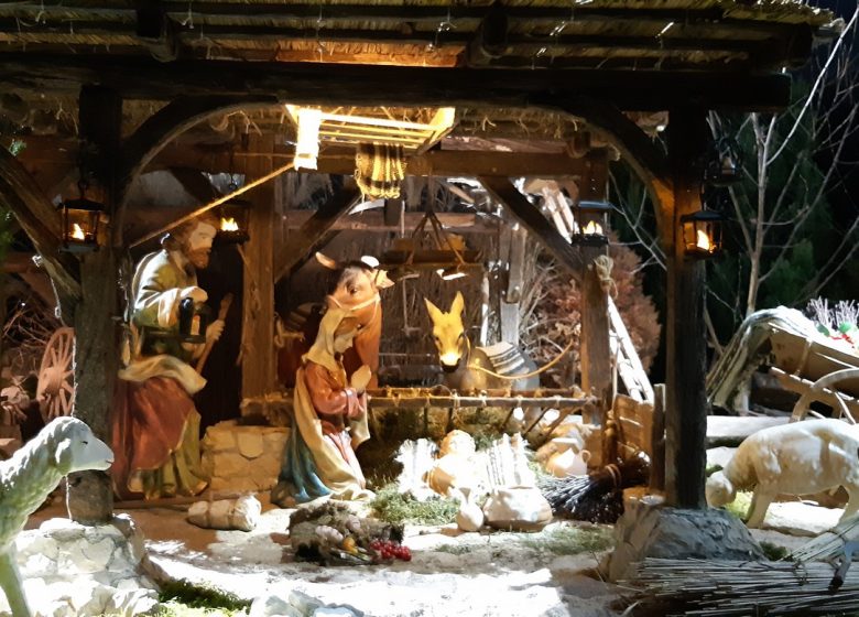 Visite nocturne de la crèche et concert de Noël
