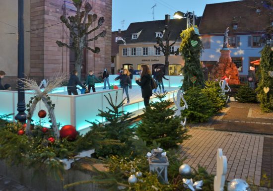 Patinoire du village de Noël