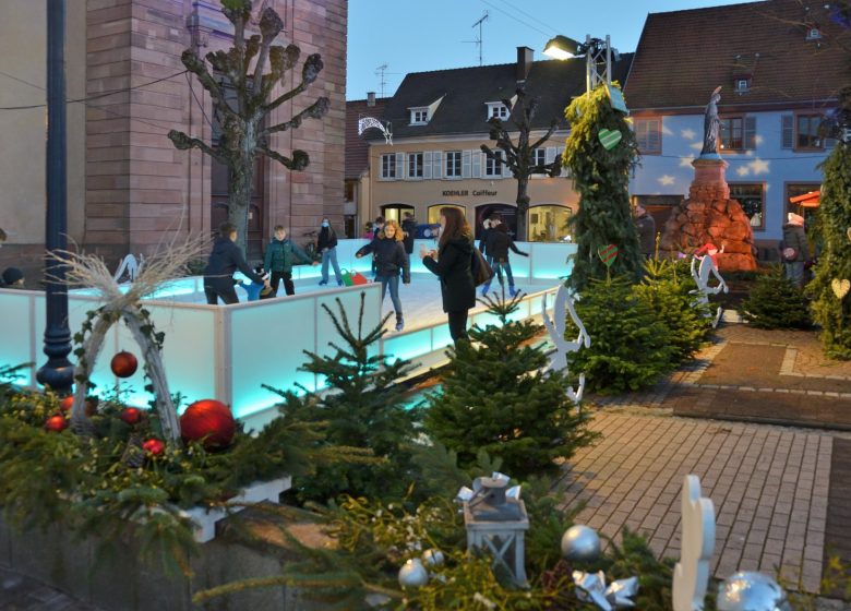 Patinoire du village de Noël