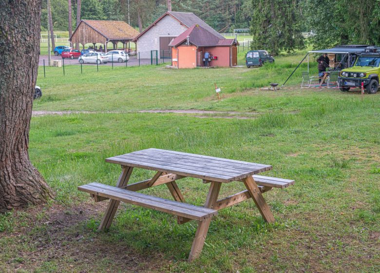 Aire naturelle du camping