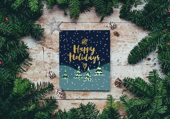 Atelier : Fabrication d’une carte de Noël