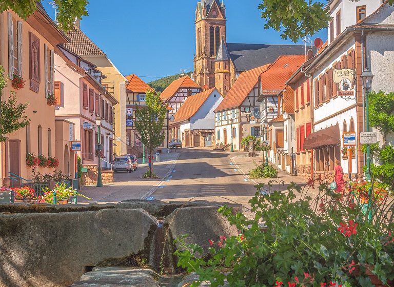 Radausflug Stationen Vertes von Morsbronn-les-Bains nach Lembach