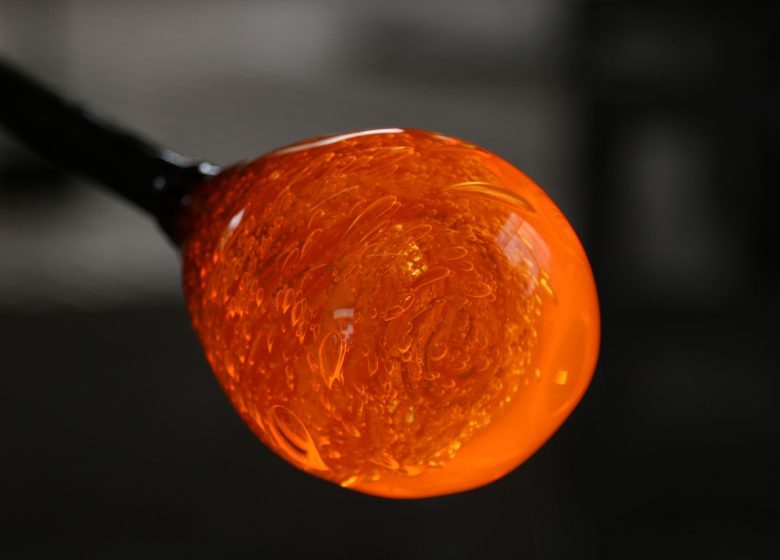 Julie Gonce sculpture du verre à la flamme