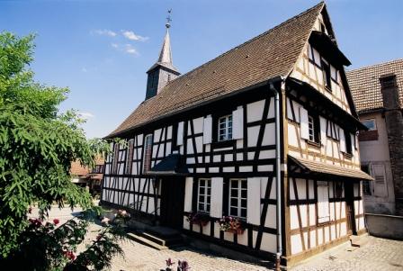 Iglesia con entramado de madera en Kuhlendorf