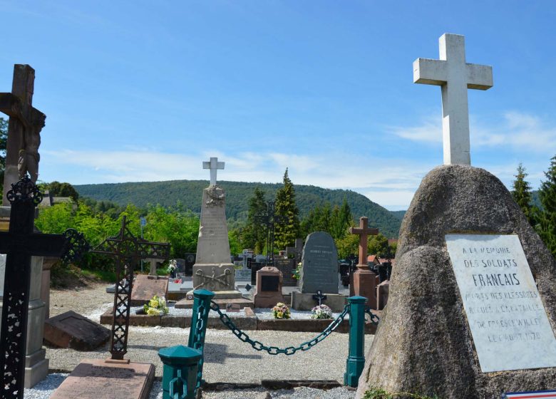 Tombes des premières victimes de la guerre de 1870